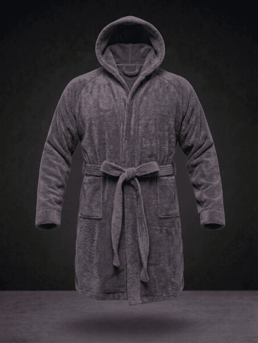 Accappatoio 100% Cotone con Cappuccio – Linea Sport