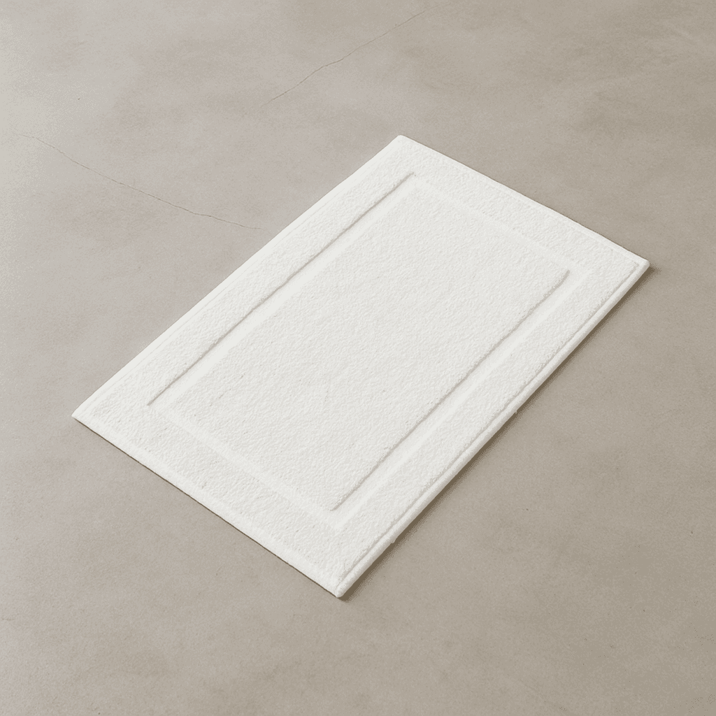 Tappetino da Bagno in Spugna Bianca 600 g - Sonno velato 
