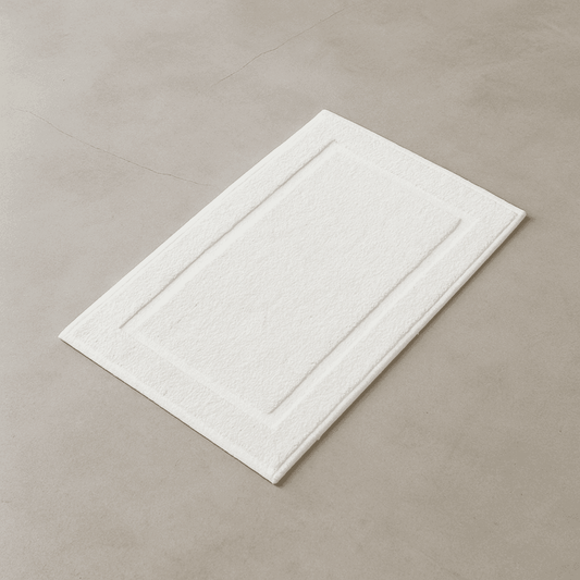 Tappetino da Bagno in Spugna Bianca 600 g - Sonno velato 