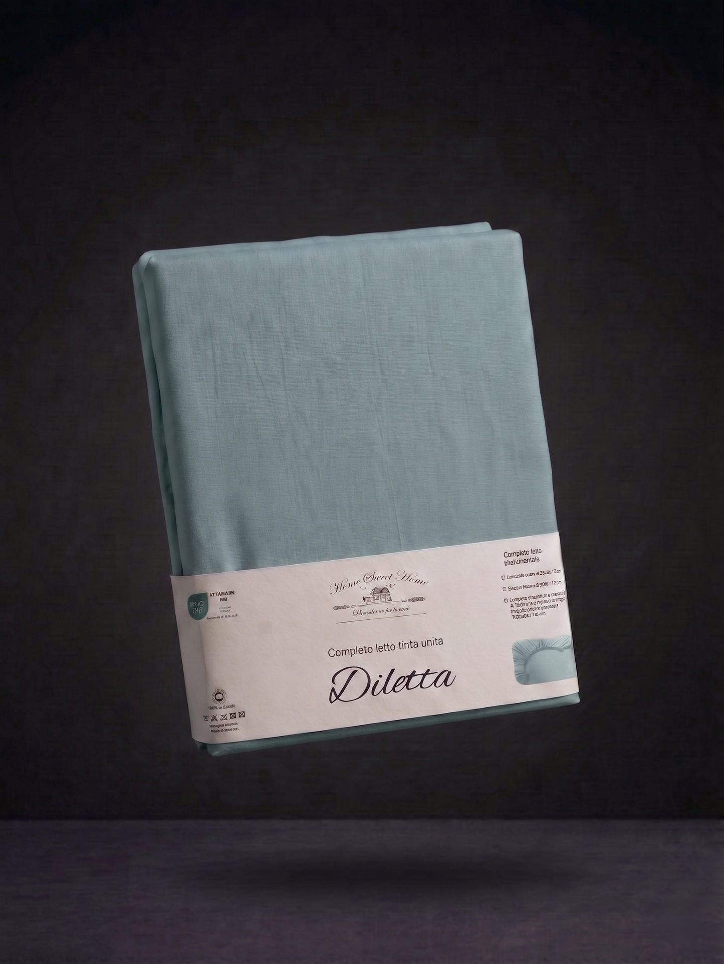 Completo Letto Matrimoniale 100% Cotone Tinta Unita – Linea Diletta