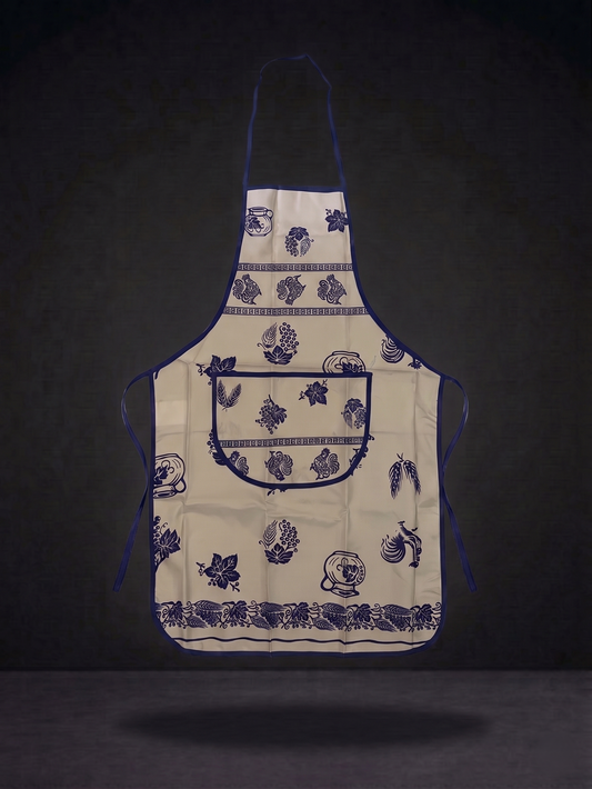 Grembiule Cucina Antimacchia con Tasca, Stampa Romagnola - 58x78 cm