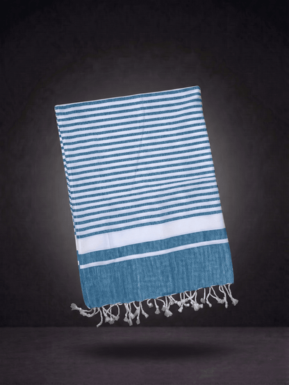 Telo Mare Fouta in Cotone Bicolore – Aruba