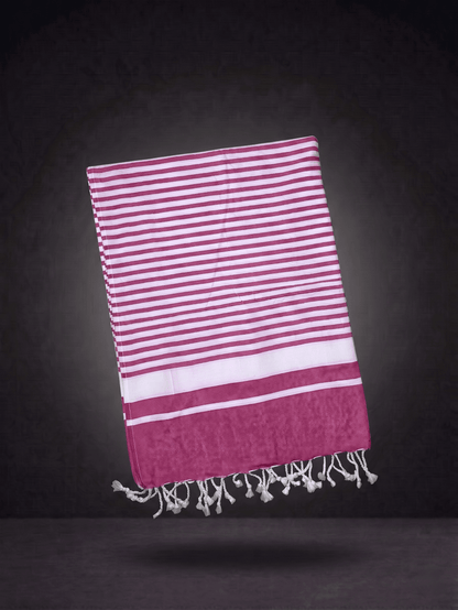 Telo Mare Fouta in Cotone Bicolore – Aruba