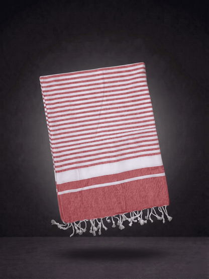Telo Mare Fouta in Cotone Bicolore – Aruba