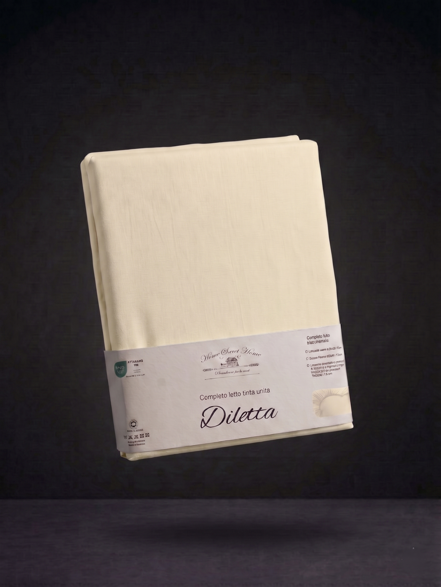 Completo Letto Matrimoniale 100% Cotone Tinta Unita – Linea Diletta