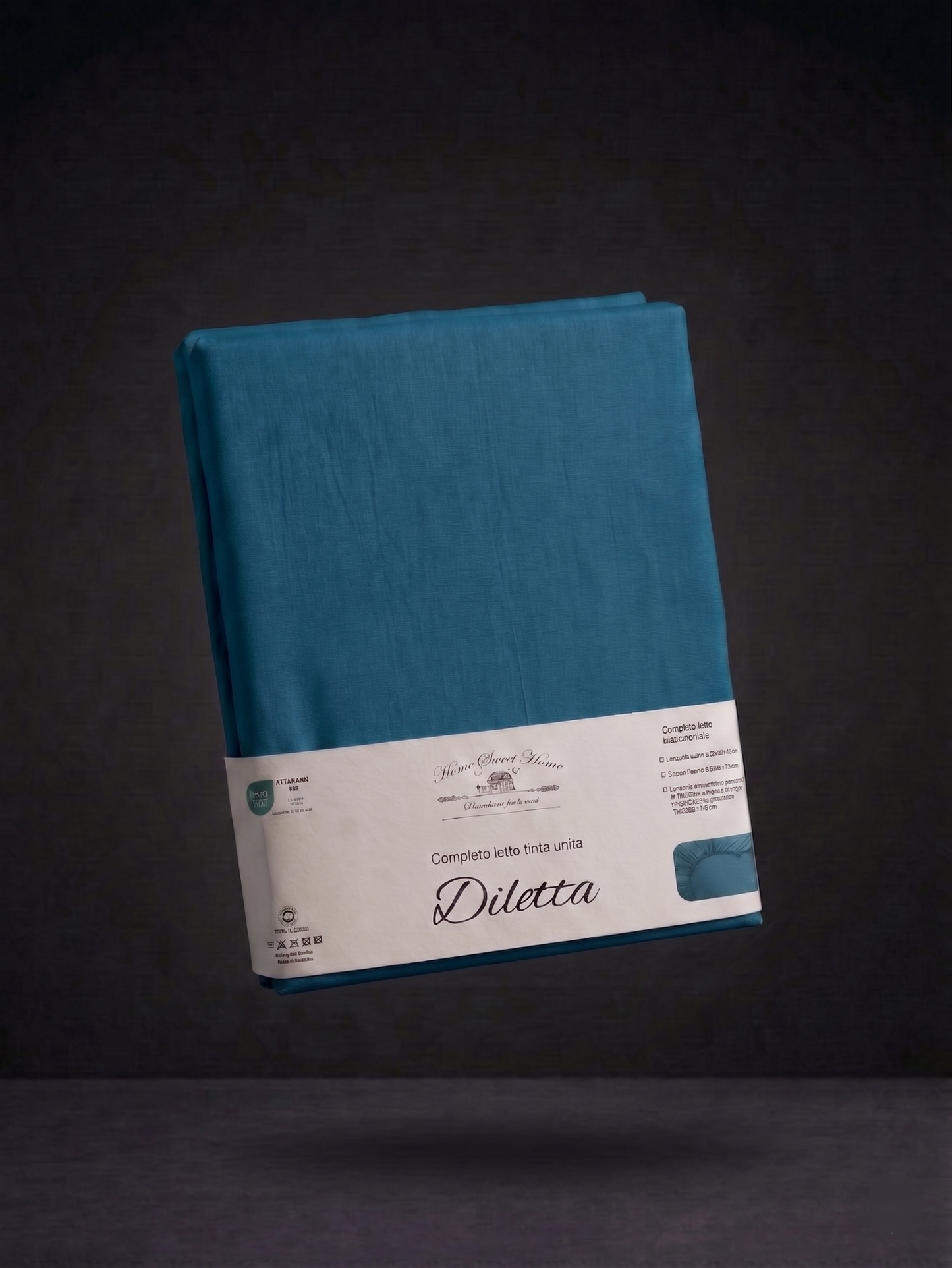 Completo Letto Matrimoniale 100% Cotone Tinta Unita – Linea Diletta