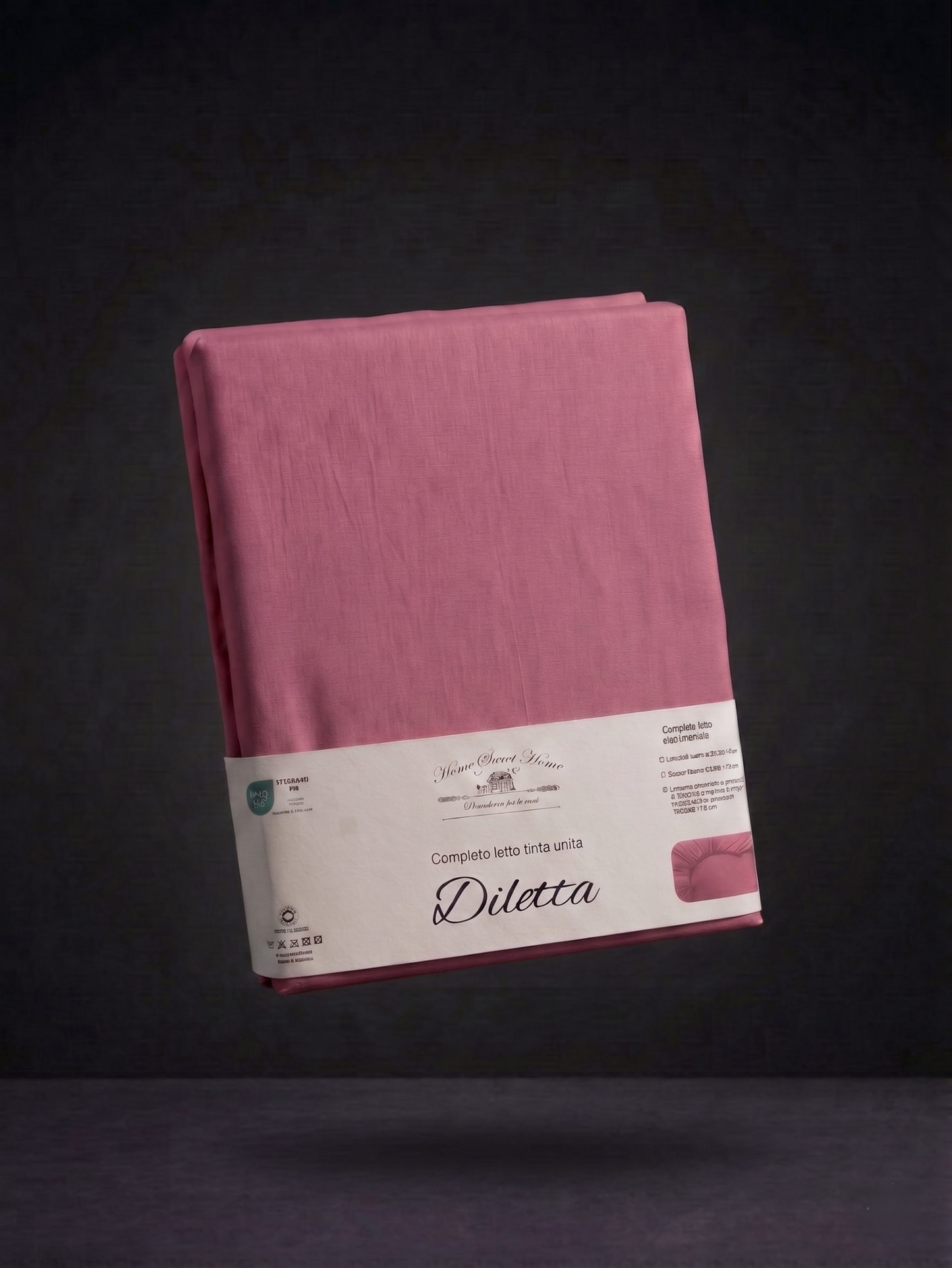 Completo Letto Matrimoniale 100% Cotone Tinta Unita – Linea Diletta