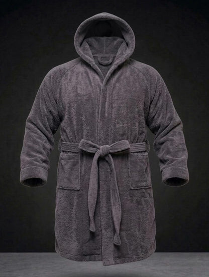Accappatoio 100% Cotone con Cappuccio – Linea Sport